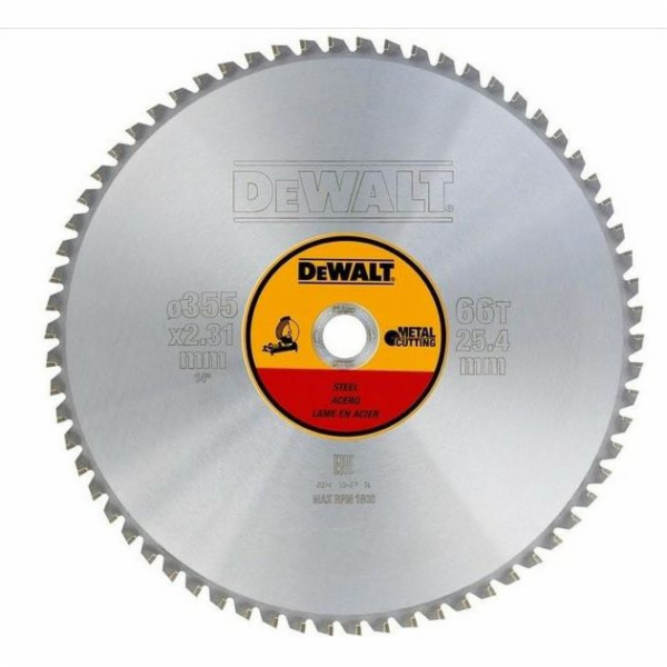 DEWALT SAW BLADES.355x25 4mmx66z