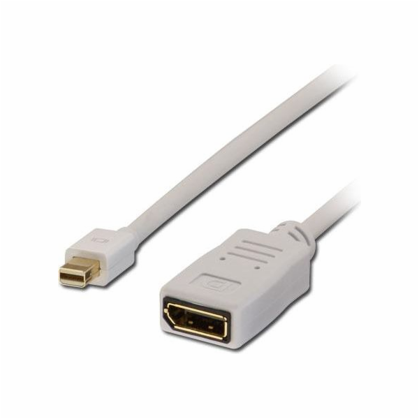 Lindy Displayport Mini Cable - Displayport 1,5 m bílá