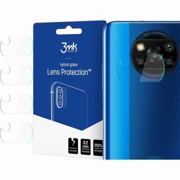 3MK Hybrid Glass 3MK objektiv Ochrana Xiaomi Poco X3 NFC
