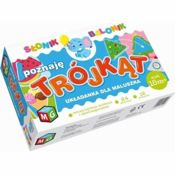Multigra Poznám trojúhelník - slon balón