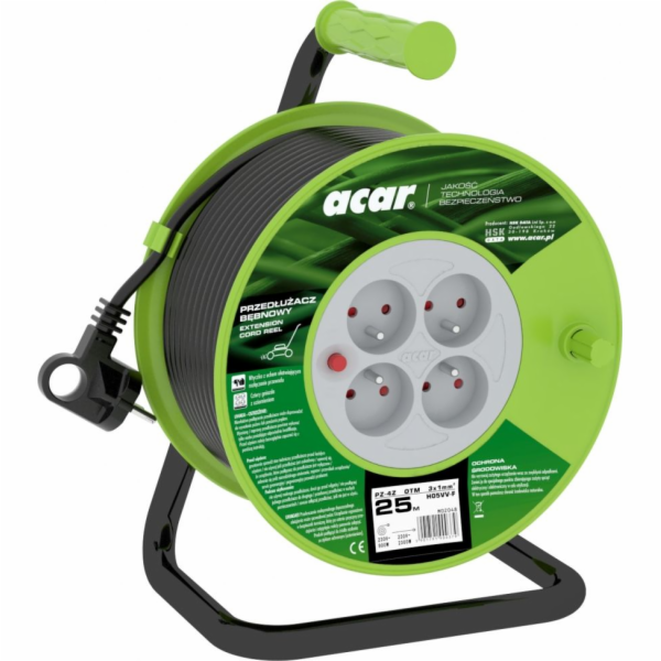 ACAR Drum Extension 25m Black (M02048)
