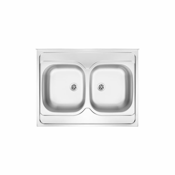 DEANTE TANGO 2 Chamber Sink bez odkapárny 60 x 80 cm ocel...