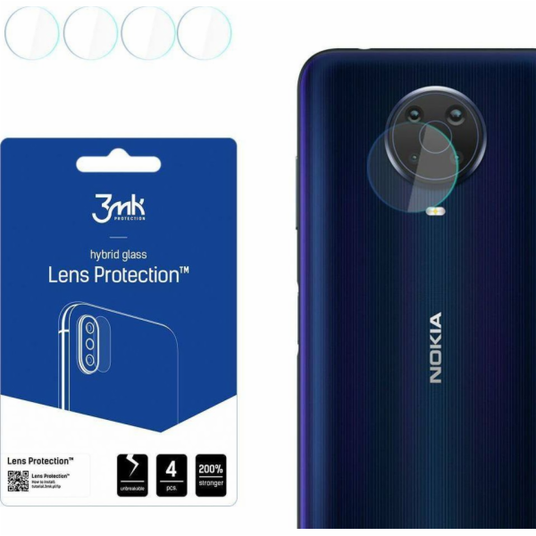 Hybridní sklo pro 3MK pro 3MK čočky ochrana Nokia G20 [4 ...