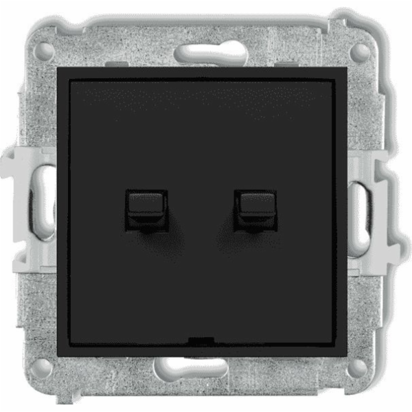 Karlik Mini Candlestick Connector v americkém stylu Black...