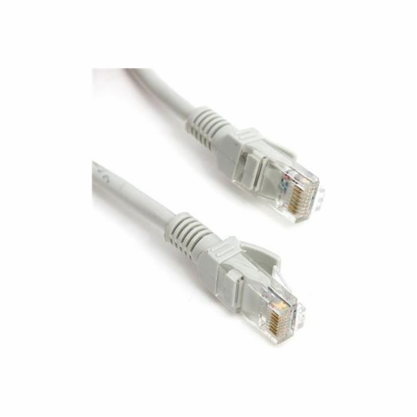 Omega Patchcord Cat5E, 2m, bílá (40251)