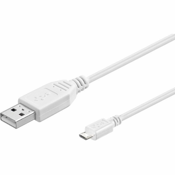 USB USB -A Microconnect Cable - MicroUSB 5M White (USBABM...