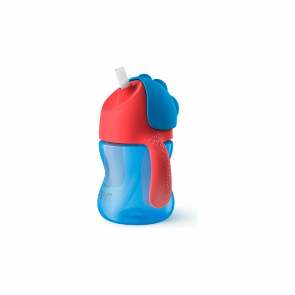 AVENT hrnek / Bidon Non -SPILL se slamovou modrou 200ml (...