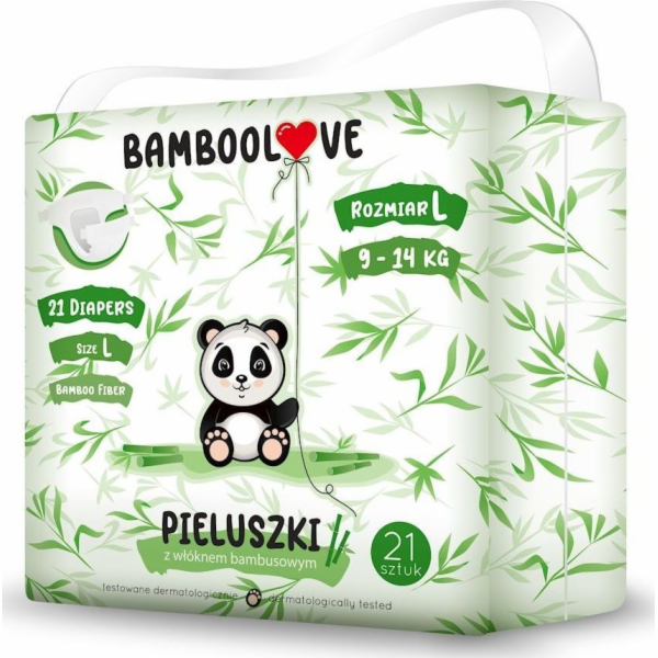 Bamboolove Bmboolove-Pelety jednorázové velikosti L 21 ks