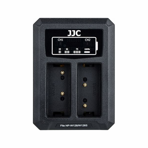 Dvojitá kanálová nabíječka JJC Double USB pro Fuji NP-W12...