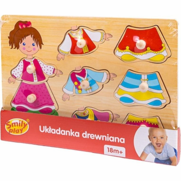 Smily hrát dřevěné hádanky