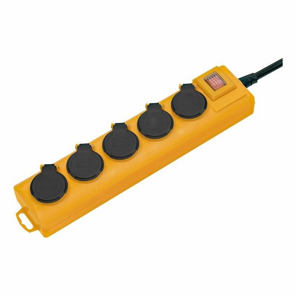 Brennenstuhl Super-Silid Power Stop. 5 Sockets 2 m žluté ...