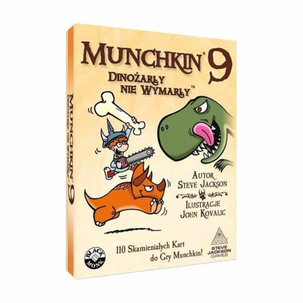 Black Monk hraje munchkin 9 dinos