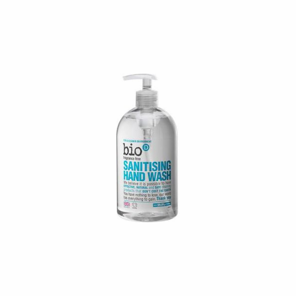 Bio-D antibakteriální kapalinové mýdlo, bez zápachu, 500 ml