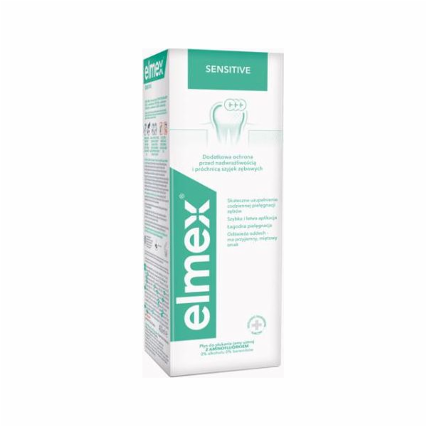 ELMEX citlivá plus tekutina chránící zubní kartáček 400 ml