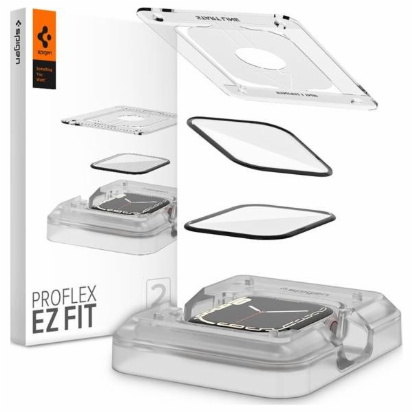 Spigen Hybrid Glass Spigen Proflex Ez Fit 2-Pack Apple Wa...