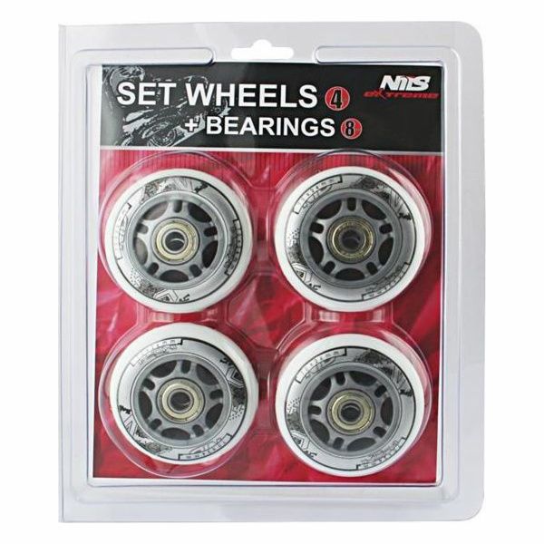 Nils Extreme Circles PU 84x24 82A White Set (16-32-012)