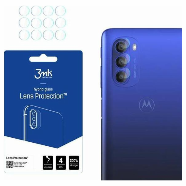Hybridní sklo 3MK pro kameru (4 ks) 3MK Flexibleglass Len...
