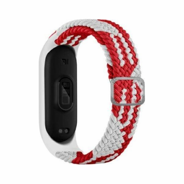Beline Beline Mi Band 3/4 Textile Red/White Red/White