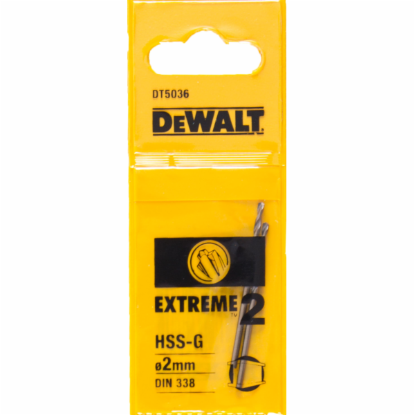 Dewalt Drill pro HSS Metal 2mm 2 PCS (DT5036-QZ)