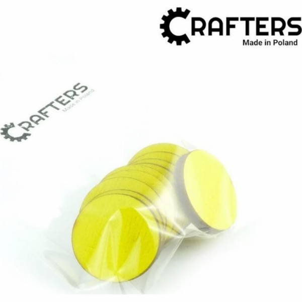 Crafters Crafters: Dřevěné značky - žlutá (10)