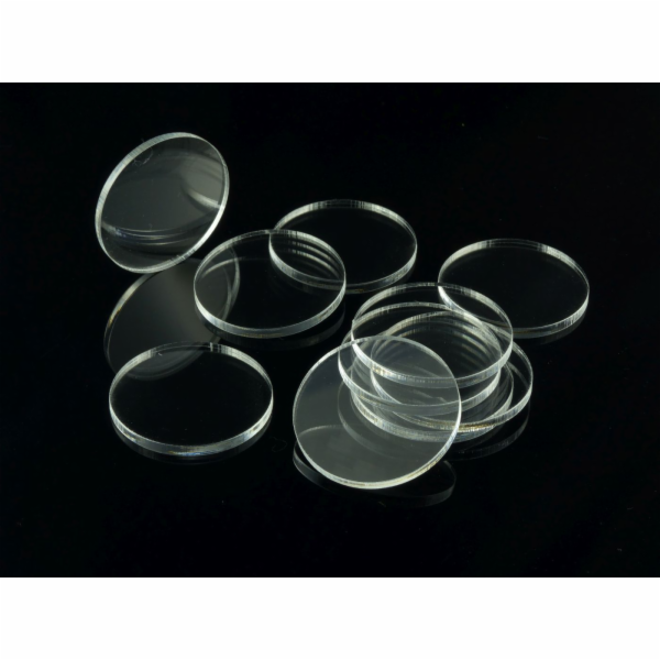 Akrylové stojany Crafters - Transparentní - kolo 40 mm (10)