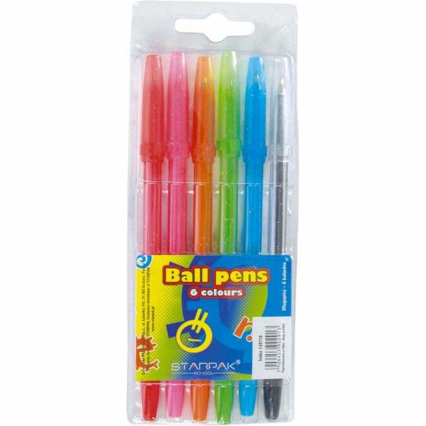 Starpak Pen Tres 6 Col. - 139710