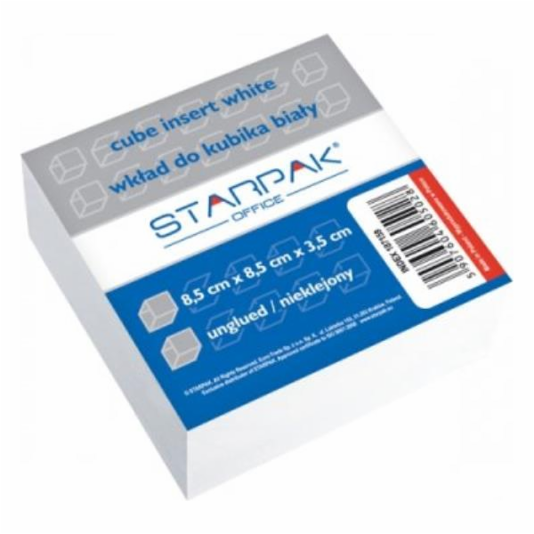 Příspěvek StarPak k Kubiku 85 x 85 mm bílý (187159)