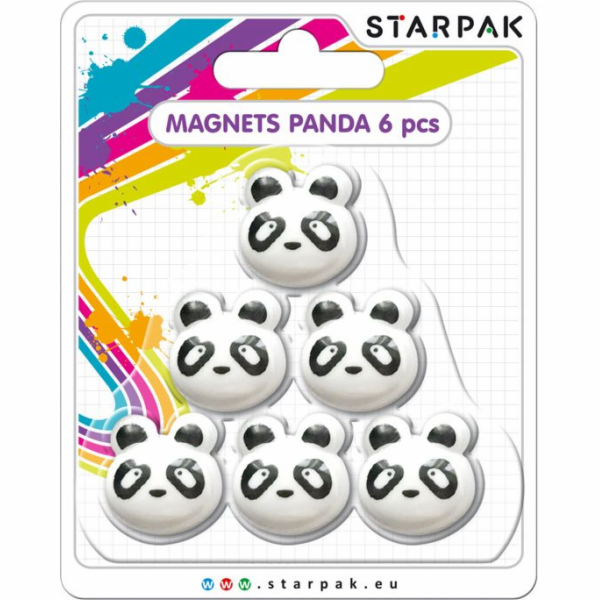 Tvar magnetu Starpak Panda Packaging 6 kusů (24/144 - Pan...