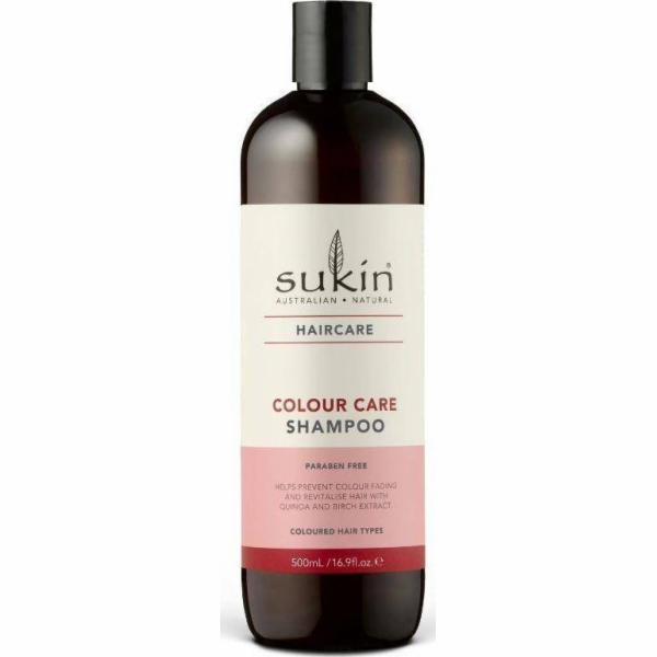 Sukin, šampon péče o šampon barev pro obarvené vlasy, 500 ml