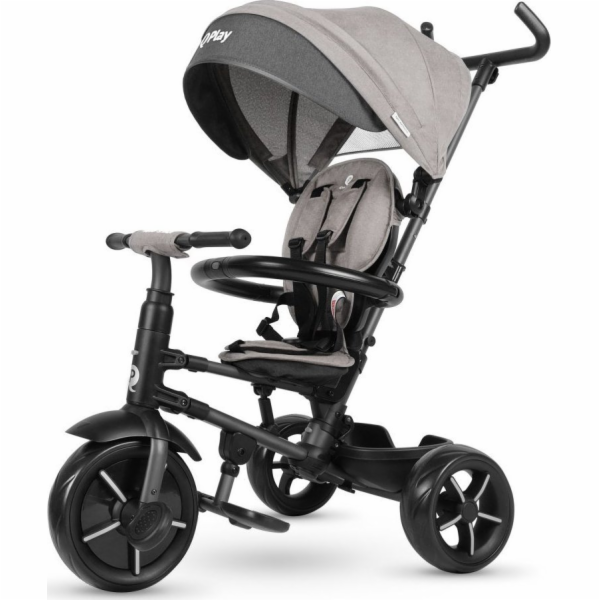 QPlay Rito Star Grey Three -Wheeled Bike