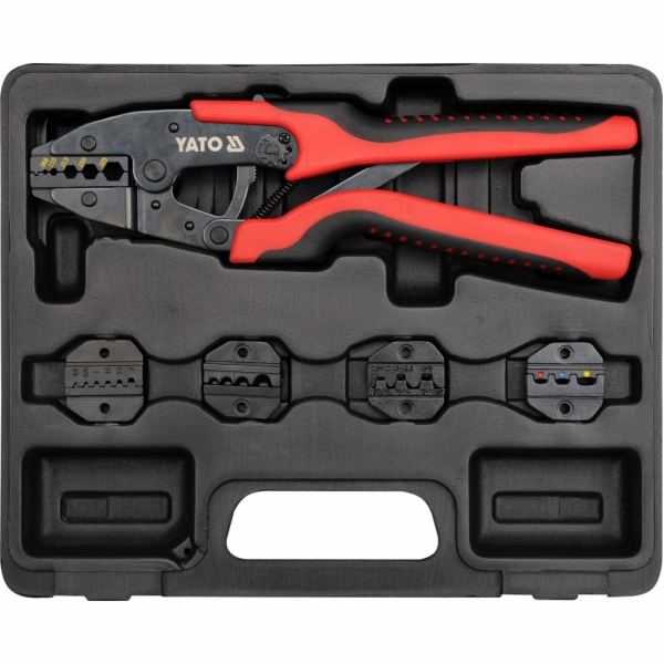YATO CONNECTOR PLIERS + 5 DIES 2245
