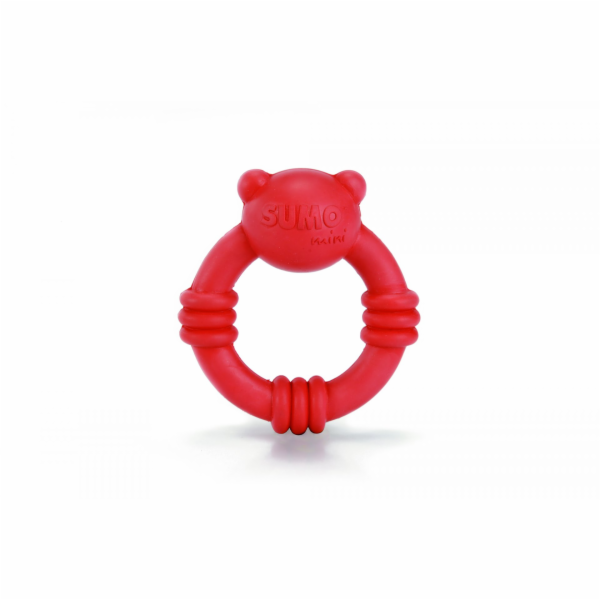 Beeztees Hračka Sumo Mini Team červený 9,5X10,5cm