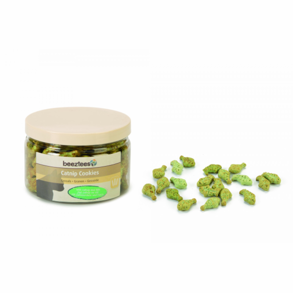 Beeztees Pamlsky Catnip s lososem pro kočky 55g