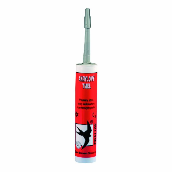 Tmel akryl 280 ml šedý Red line