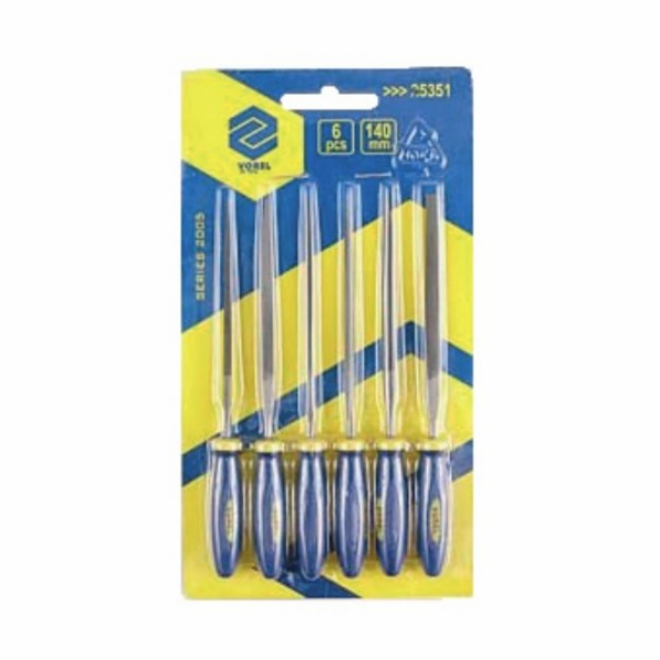 Pilník jehlový 140 mm-6 ks