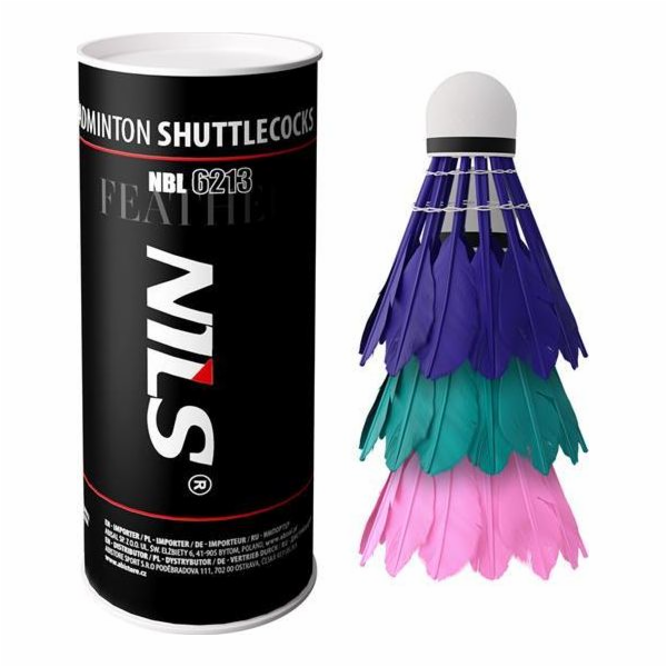 Lotki z piór multicolor NILS NBL6213 3 szt.