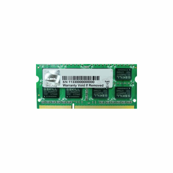 G.Skill 8GB DDR3-1600 memory module 1 x 8 GB 1600 MHz
