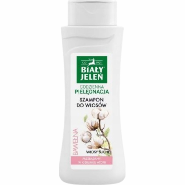 Hypoalergenní šampon bílý jelen s bavlnou 300 ml