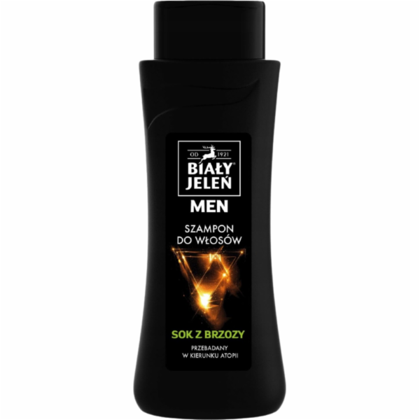 Hypoalergenní pánský šampon bílý jelen s 300 ml břízy