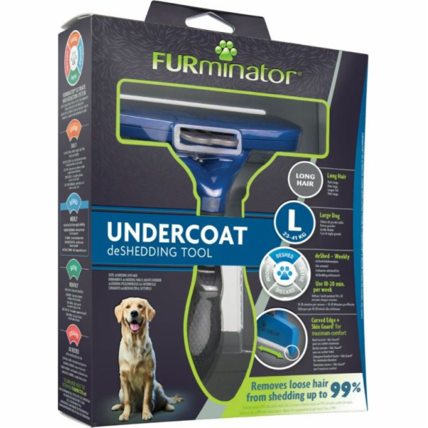 FURminator - furminátor pro dlouhosrsté kočky - M/L