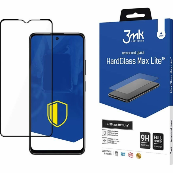 3mk tvrzené sklo HardGlass Max Lite pro POCO M4 5G, černá