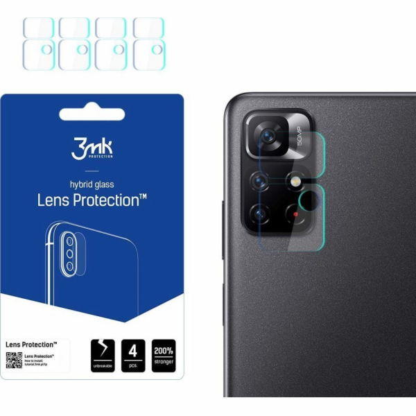 Hybridní sklo 3MK pro objektiv fotoaparátu 3MK Ochrana ob...