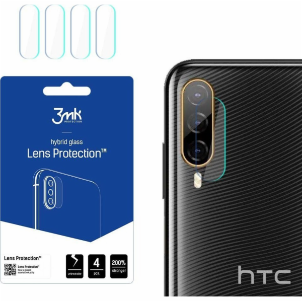 Hybridní sklo pro 3MK Ochrana objektivu HTC Desire 22 Pro...