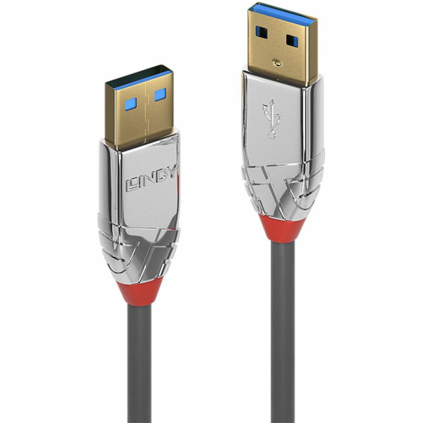 Lindy USB-A - USB-A kabel USB 3 m šedý (36628)