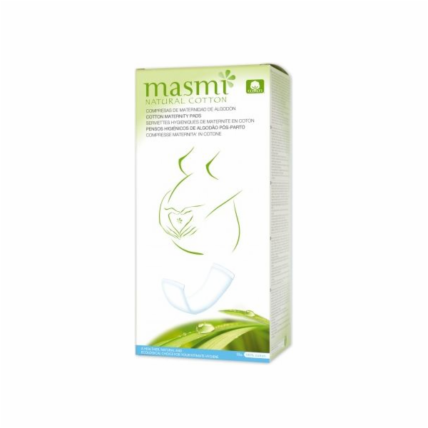Masmi Poporodní hygienické vložky -100% organická bavlna