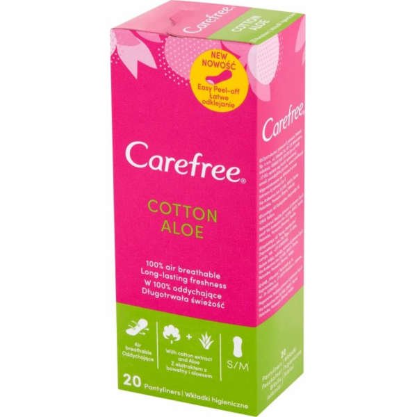 Carefree Carefree Cotton Aloe Panty vložky 1 balení - 20 ks