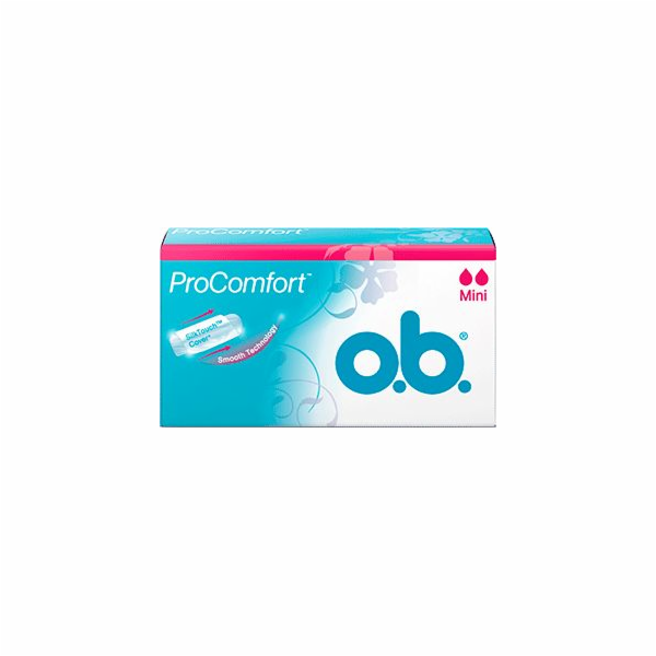 Pohodlné tampony OB ProComfort Mini, 1 balení - 16 ks