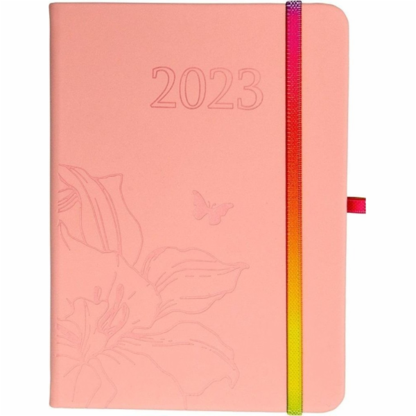 Kalendář 2023 B6 týdnů hip hop meruňka Elefant