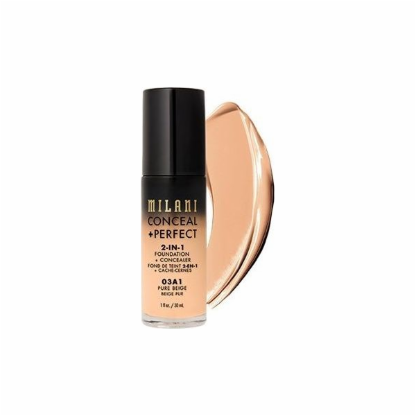 Milani&nbsp;Perfect&nbsp;2in1&nbsp;Faceal&nbsp;Foundation&nbsp;Pure&nbsp;Beige&nbsp;30&nbsp;ml