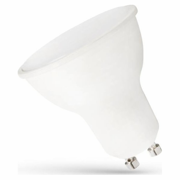 GU10 LED žárovka 230V 7,5W SMD Cold Color s MILKY GLASS W...